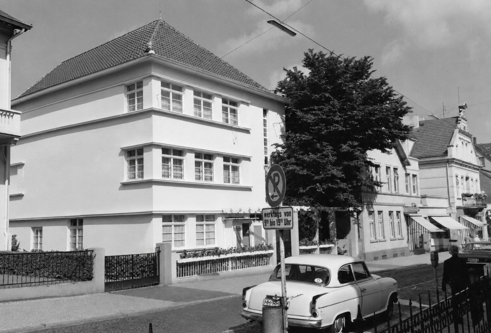 Historische Aufnahme der Klosterstraße 23 in Bad Oeynhausen